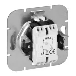 Łącznik świecznikowy p/t z podświeleniem Pearl, 10A, 250V, WP-2P/S, biały