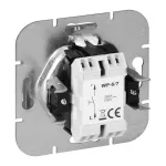 Przycisk dzwonek p/t Pearl, 10A, 250V, WP-6/7P, biały