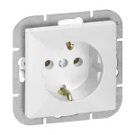 Gniazdo pojedyncze p/t 2P+Z Schuko Pearl, 16A, 250V, PT-17P, biały