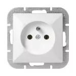 Gniazdo pojedyncze p/t 2P+Z Pearl, 16A, 250V, PT-16P, biały