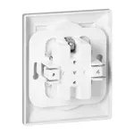 Gniazdo podwójne p/t 2x2P Pearl, 16A, 250V, PT-5 P, biały