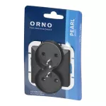 Gniazdo podwójne p/t 2x2P+Z Pearl, 16A, 250V, PT-6 PR, czarny