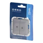 Łącznik roletowy p/t Pearl, 10A, 250V, WP-10P, antracyt