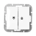 Łącznik roletowy p/t Pearl, 10A, 250V, WP-10P, biały