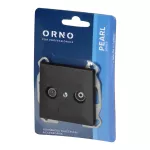 Gniazdo abonenckie "RTV" Pearl, 1,5dbt, GAP-P/K, czarny