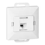 Gniazdo 1xRJ45 Cat5 Pearl, RJ45-5CAT/P1, biały