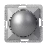 Ściemniacz obrotowy LED Pearl, 230V, 50Hz, Pmin:3W, Pmax:35W, SO-1P/LED, antracyt