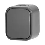 Łącznik n/t jednobiegunowy B2, 10A, 250V, IP54, WNT-1B2, szary