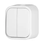 Łącznik n/t świecznikowy B2, 10A, 250V, IP54, WNT-2B2, biały