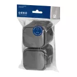 Łącznik n/t jednobiegunowy + Gniazdo pojedyncze 2P+Z B2, IP54, GWN-B2, szary
