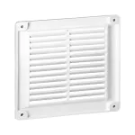 Kratka z zaślepkami 150x150, biała