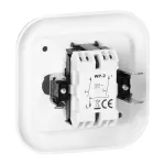 Łącznik podwójny p/t 10A, 250V, świecznikowy, FAN, biały