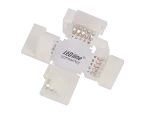 LED line łącznik do taśm LED CLICK CONNECTOR kątowy 12 mm 5 PIN Typ + RGBW