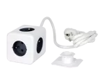 AURA line CUBE przedłużacz 5 gniazd 1,5m 16A/3680W