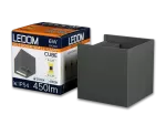 LED line LITE Kinkiet zewnętrzny LED 2x3W 3000K IP54 szary CUBE