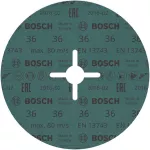 Fibrowa tarcza szlifierska R574, Best for Metal D = 180 mm; K = 36