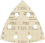 Papier ścierny F355, opakowanie 5 szt. 93 mm, 80
