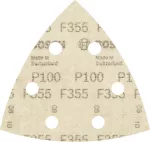 Papier ścierny F355, opakowanie 5 szt. 93 mm, 100