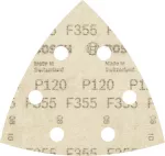 Papier ścierny F355, opakowanie 5 szt. 93 mm, 120