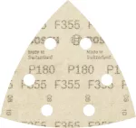 Papier ścierny F355, opakowanie 5 szt. 93 mm, 180