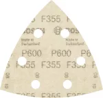 Papier ścierny F355, opakowanie 5 szt. 93 mm, 600
