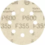 Papier ścierny F355, opakowanie 5 szt. 115 mm, 600