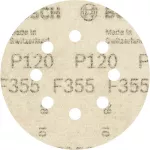 Papier ścierny F355, opakowanie 5 szt. 125 mm, 120