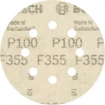 Papier ścierny F355, opakowanie 5 szt. 125 mm, 100