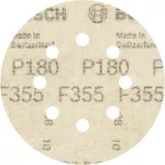 Papier ścierny F355, opakowanie 5 szt. 125 mm, 180