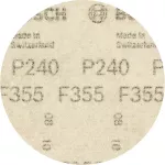10-częściowy zestaw papierów ściernych F355 125 mm, 240