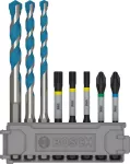 Wiertło Hex-9 MultiConstruction 5, 6, 8 mm; końcówka wkręcająca Impact Power 50 mm PH2, PZ2, T20, T25, T30
