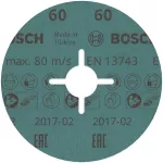 Fibrowa tarcza szlifierska R780, Best for Metal + Inox 115 x 22,23 mm, G60