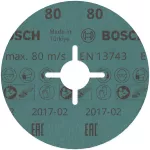Fibrowa tarcza szlifierska R780, Best for Metal + Inox 115 x 22,23 mm, G80