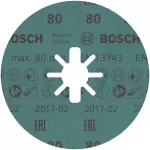 Tarcza z włókniny z systemem X-LOCK, 125 mm, G 80, otwór w kształcie gwiazdki, R780 Best for Metal + Inox 125 x 22,23 mm, G80