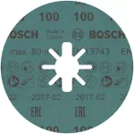 Tarcza z włókniny z systemem X-LOCK, 125 mm, G100, otwór w kształcie gwiazdki, R780 Best for Metal + Inox 125 x 22,23 mm, G100