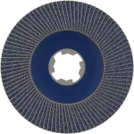 Tarcze listkowe z systemem X-LOCK, wersja prosta, płyta z tworzywa, Ø 115 mm, G 120, X571, Best for Metal, 1 szt. D= 115 mm; G= 120, proste