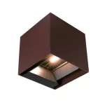 9W Solarna Lampa Ścienna z czujnikiem ruchu / Barwa: 3w1 / Obudowa: Brązowy / IP65