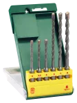 6 PC SDS PLUS, NEW S2 DRILL BIT SET