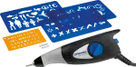 0290JJ DREMEL Engraver Hobby - Zestaw do grawerowania 2 bity węglowe+ 1 bit diamentowy+ 4 matryce