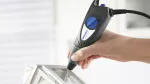 0290JJ DREMEL Engraver Hobby - Zestaw do grawerowania 2 bity węglowe+ 1 bit diamentowy+ 4 matryce