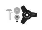 Podkaszarka li-lion Brushcutter Blade Set, Metal blade 23cm, 2mm + Kit (spacer + locking plate + lock nut + locking tool + spanner)