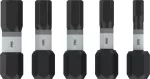 Bit PRO Hex Impact, H3, H4, H5(x2), H6, 25 mm, 5 szt.