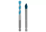EXPERT HEX-9 HardCeramic + HEX-9 MultiConstruction Drill Bit, 8mm