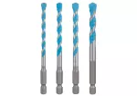 EXPERT HEX-9 MultiConstruction Drill Bit, 4pc set 5.5/6/7/8