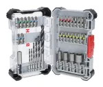 2607017725 35-piece drill and screwdriver bit set PH1; PH2; PH3; PZ1; PZ2; PZ3; SL3; SL4; SL5; SL6; H3; H4; H5; H6; T10; T15; T20; T20; T25; T27; T30; T40 with display