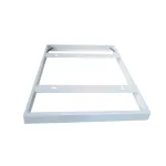 Ramka natynkowa gotowa do montażu 600x600mm / Biały / Aluminium