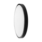24W Plafon LED z mikrofalowym czujnikiem ruchu / SAMSUNG / Średnica: 295mm / Barwa:4000K / Klosz: Okrągły mleczny czarna ramka / IP44