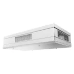 Centrala wentylacyjna do pojedynczych pomieszczeń z wymiennikiem przeciwprądowym, nagrz. elektryczną wstępną 3,15 kW, silnikami EC i automatyką S21, wersja prawa