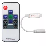 Sterownik led RGB RF MINI 72W bez baterii, 5-24V DC 6A