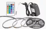 Taśma led ECONOMY 12V 7,2W/m IP65 RGB/zestaw taśma+zasilacz+sterownik 5mb